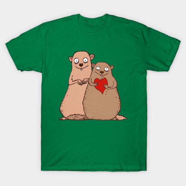 I love Groundhog T-Shirt by BessoChicca